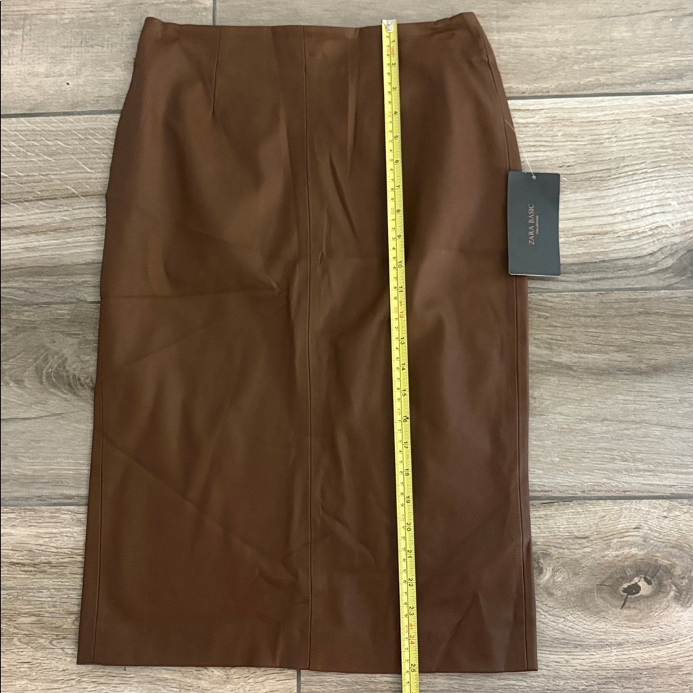 Zara Brown Pencil Skirt - Picture 6 of 6